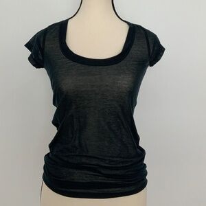 Theory Sheer navy top - Size S